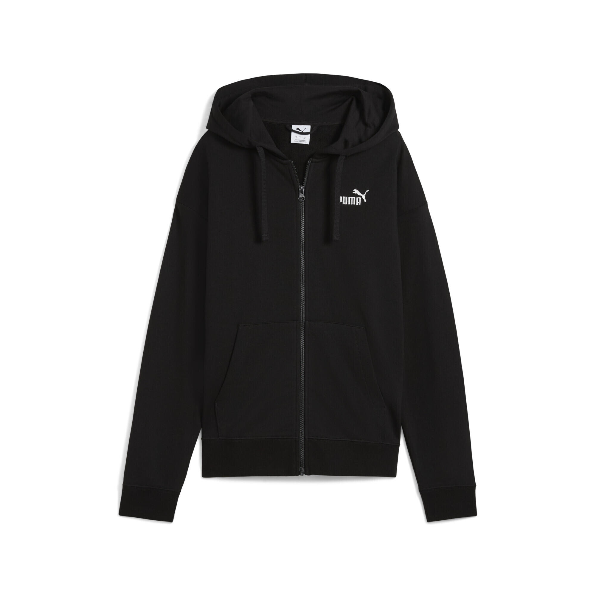 PUMA ESS Small No. 1 Logo Comfort hoodie met volledige ritssluiting voor dames PUMA