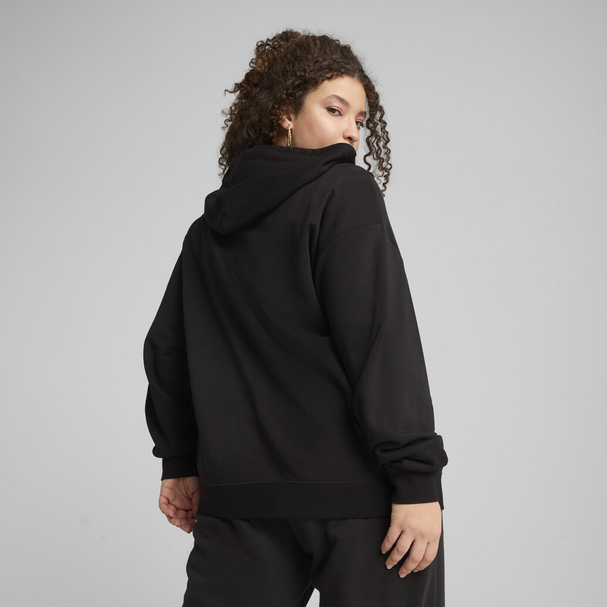 ESS Small No. 1 Logo Comfort Hoodie mit durchgehendem Reißverschluss Damen PUMA 5/7