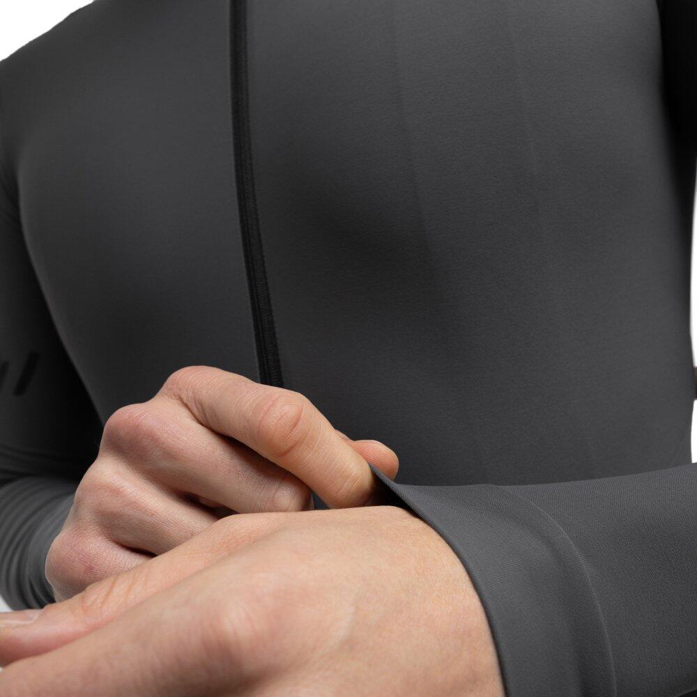 Herren Radsport thermo-langarmradtrikot für M7 Sampeyre Grau 4/8