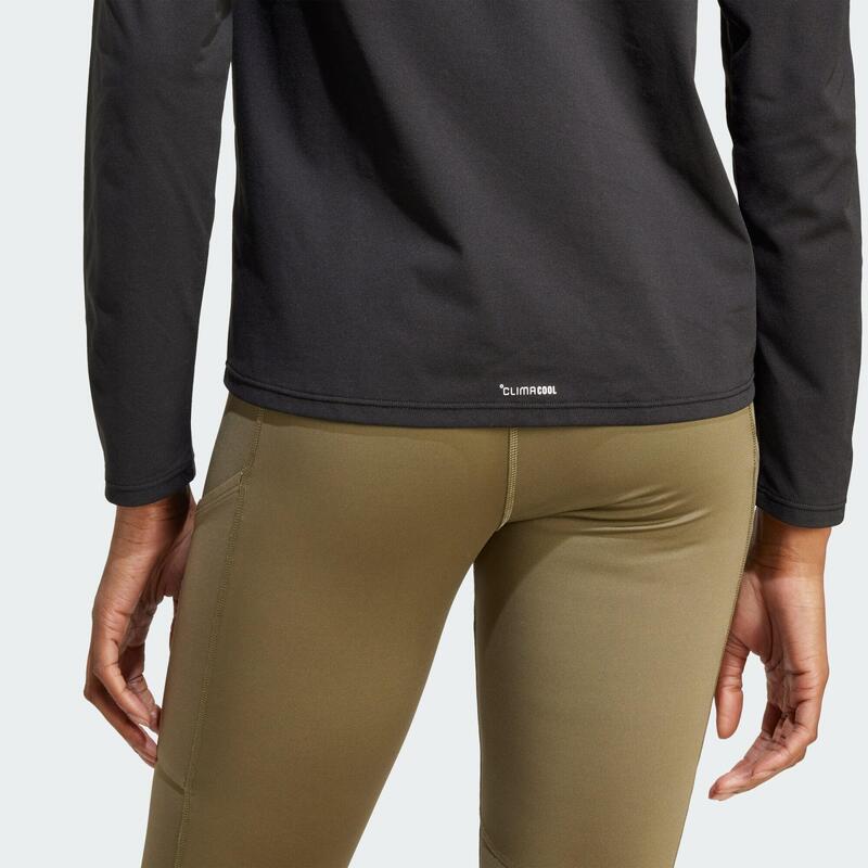 Tricou cu mânecă lungă Terrex Multi Climacool, cu fermoar 1/2