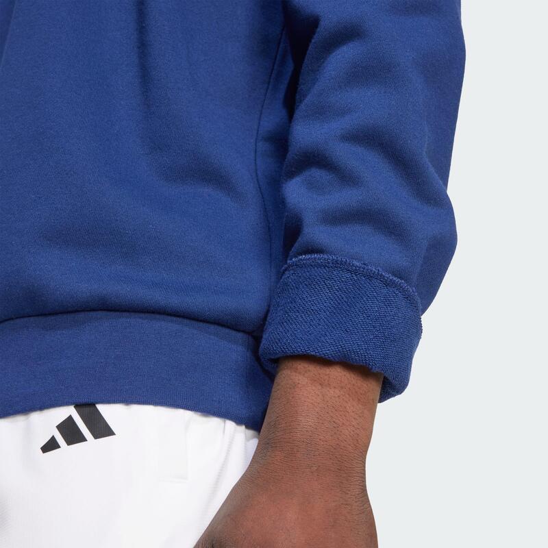 Bluză sport cu guler rotund și motiv grafic Heritage adidas