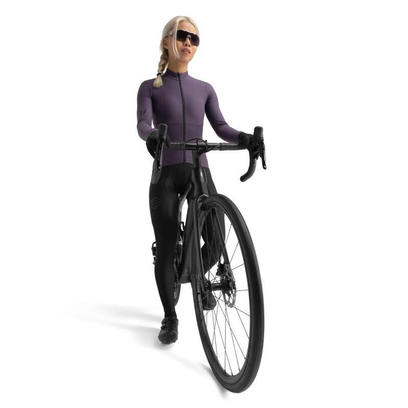 Teplý dámský cyklistický dres s dlouhým rukávem M7 Trueba