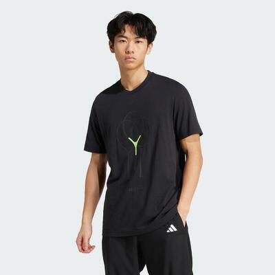 Tennis 3 rackets graphic t-shirt