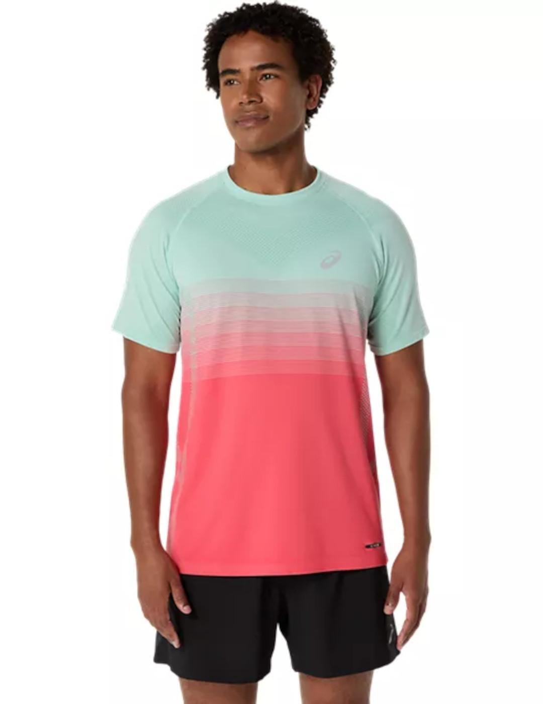 ASICS Camiseta para Hombre Asics Seamless Multicolor