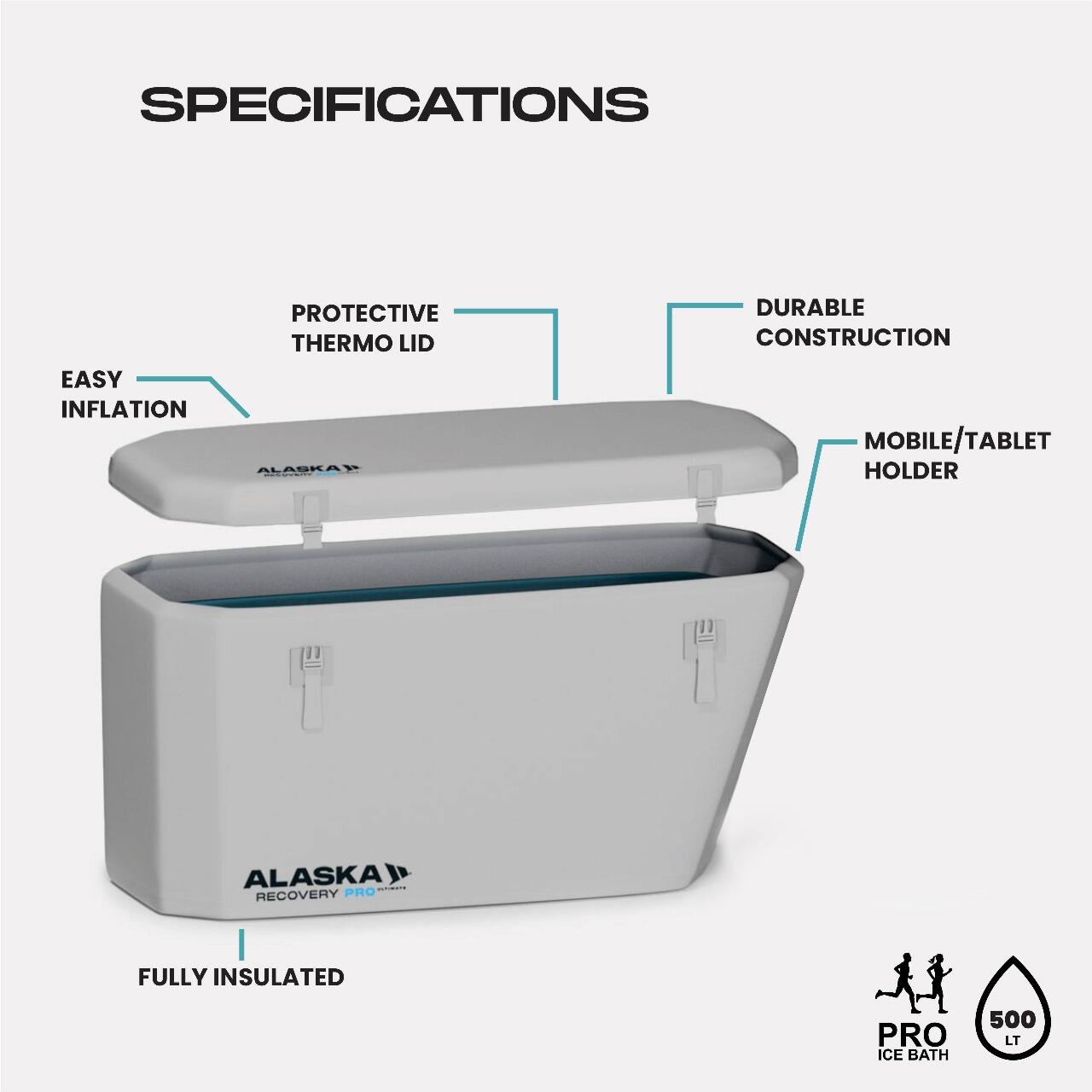 Bain de Glace Alaska PRO Ultimate - Récupération Avancée - 500L 2/8
