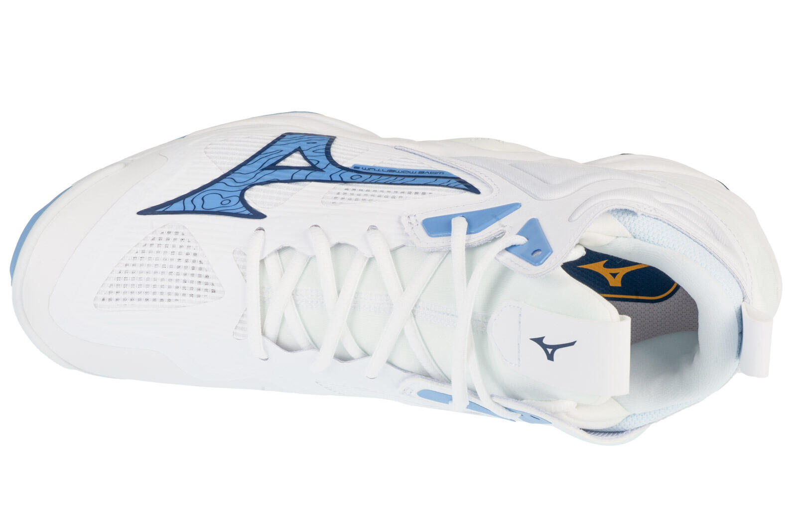 Scarpe da corsa Uomo Mizuno Wave Momentum 3 Mid bianco 4/5