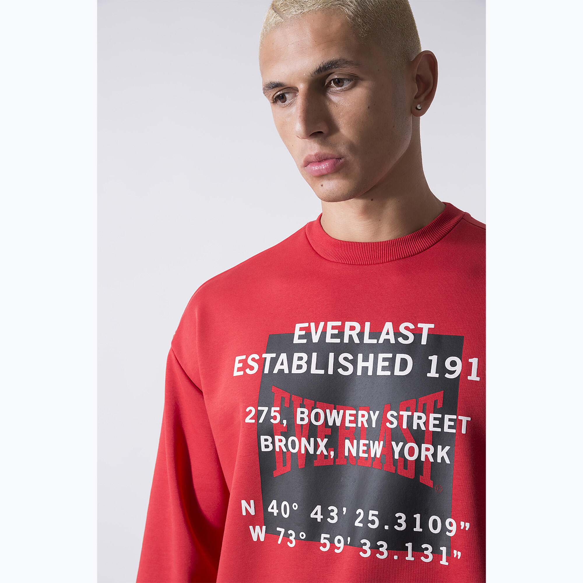 Felpa girocollo streetwear Everlast da uomo 4/5