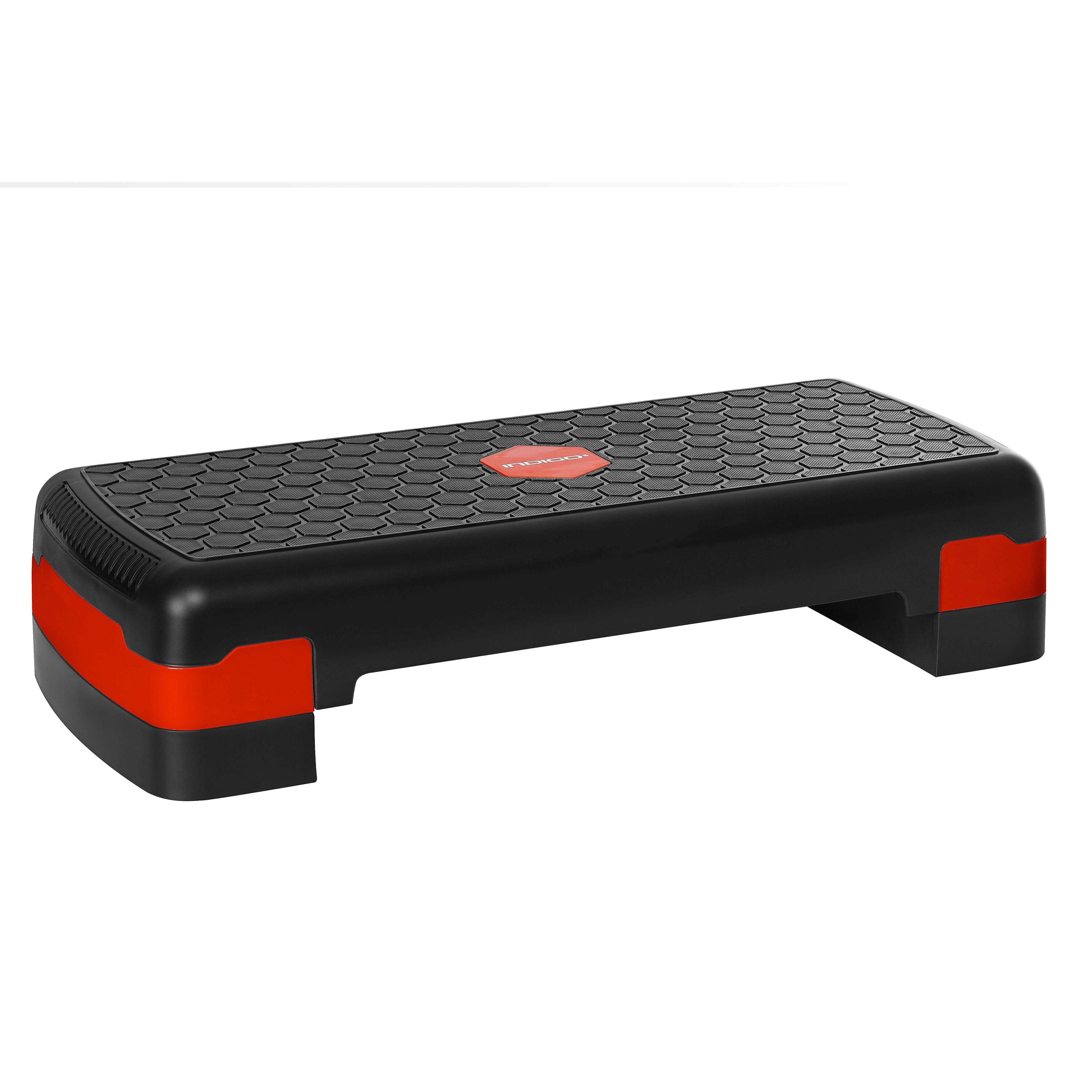 INDIGO SPORTS Plataforma STEP 2 Alturas Negro-Rojo