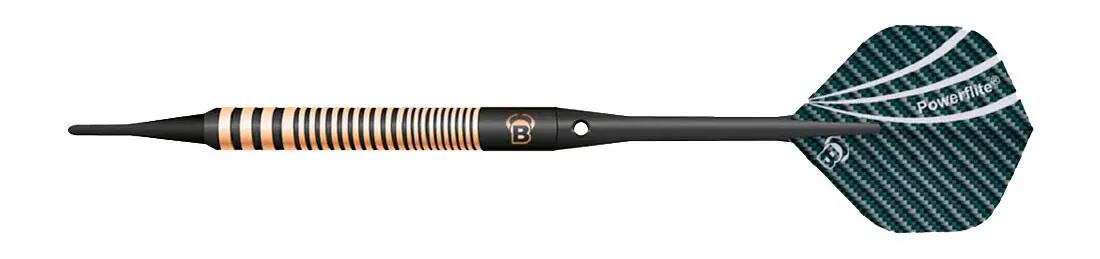 Bull's darts szett Metis soft fekete 16g 2/3