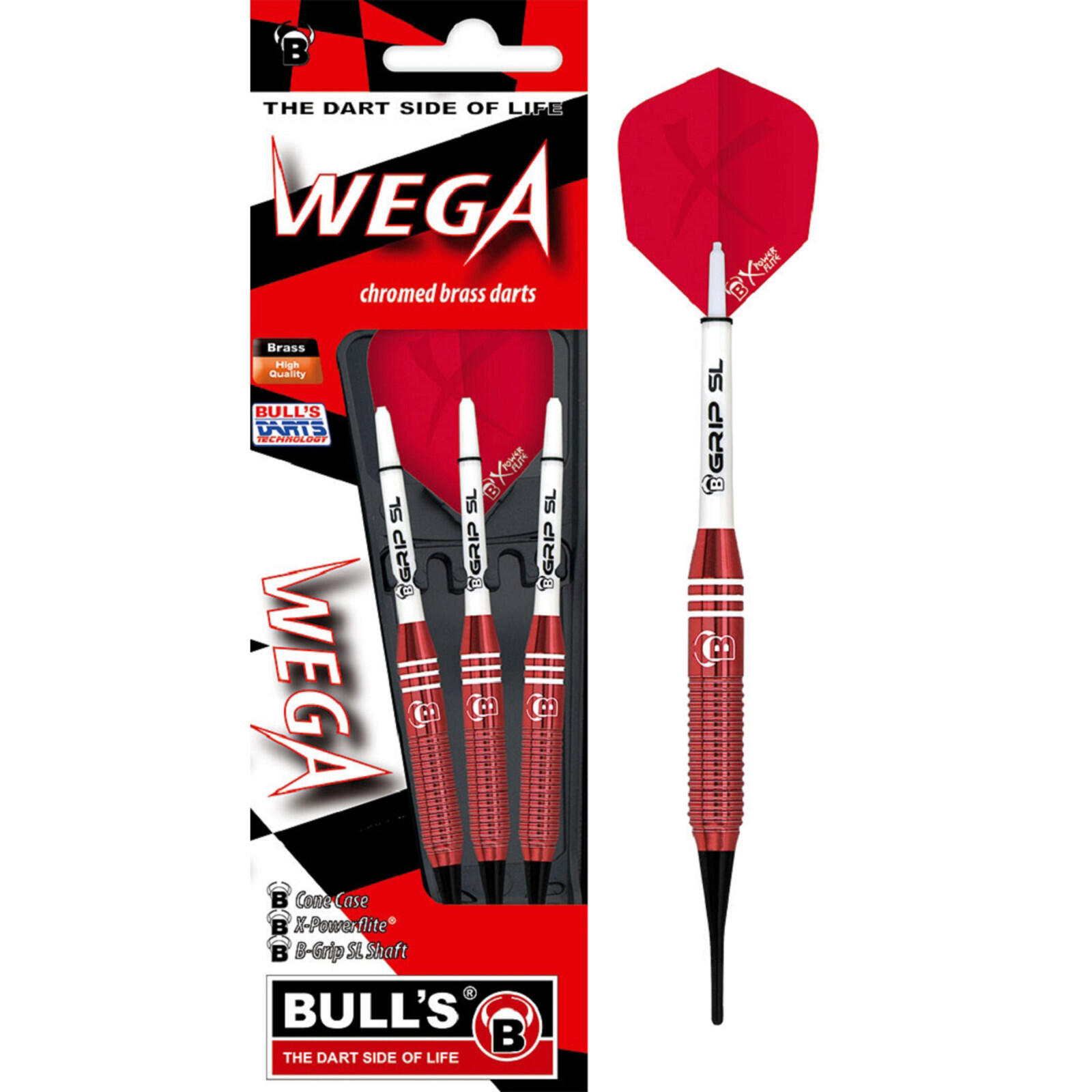 BULL'S DARTS Šipky Wega - 18g - 17128