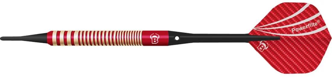 Bull's darts szett Metis soft piros 18g 2/4