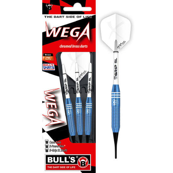 Darts Softdarts unisex - Wega Brass Dartpfeile Darts-Set Anfänger mehrfarbig