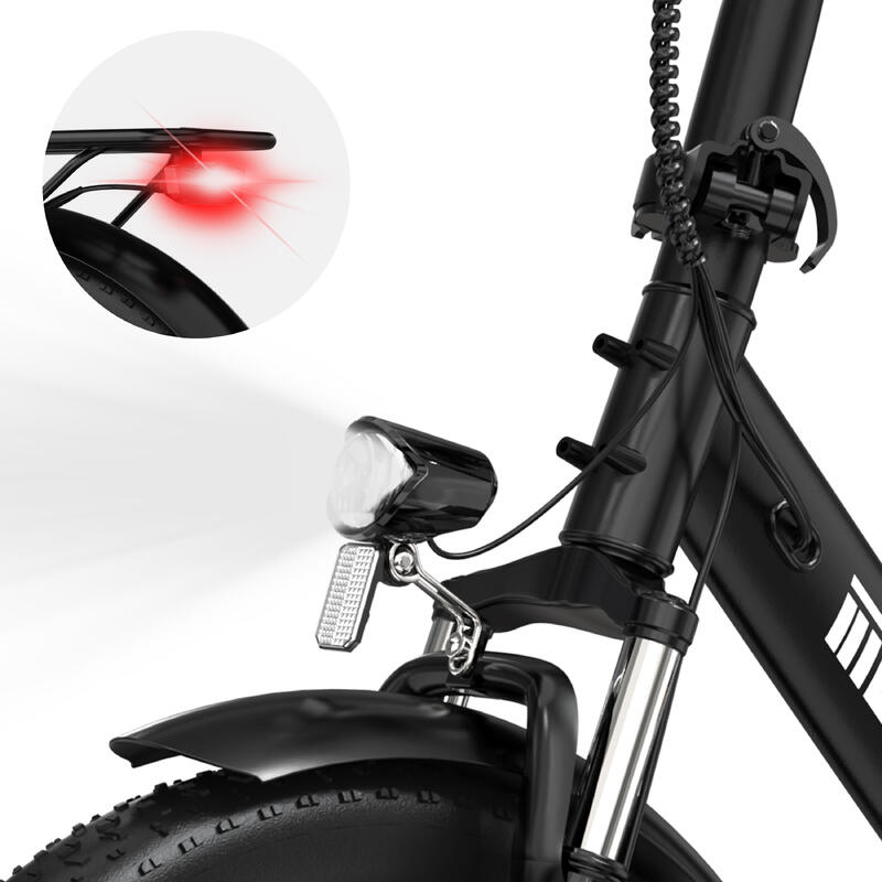 Rower elektryczny składany dla dorosłych 20'' E-Bike 36V 15,6Ah - RCB RK6
