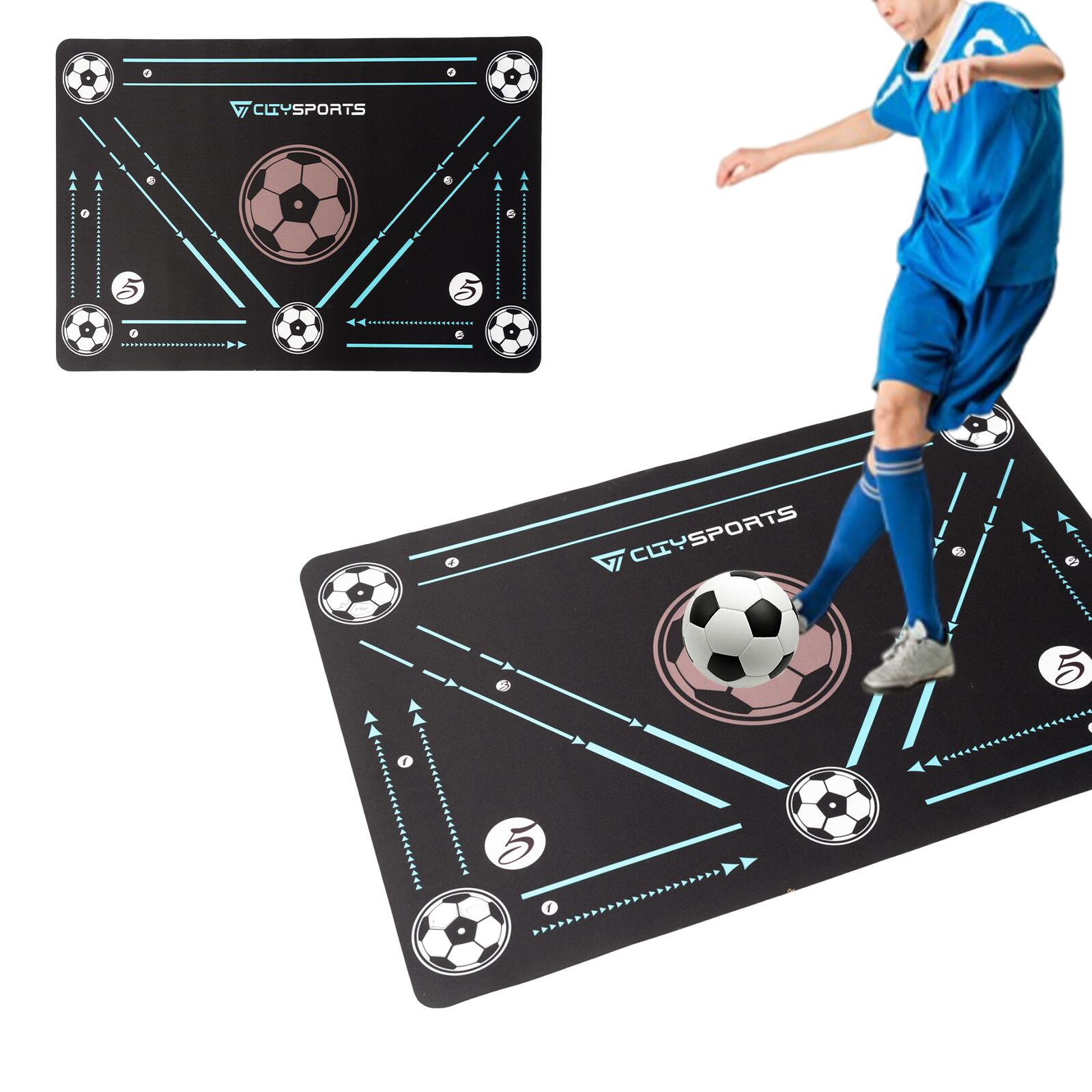 Tapete de Fútbol, Tapete de Entrenamiento de Fútbol Antideslizante,60*90cm 3/5