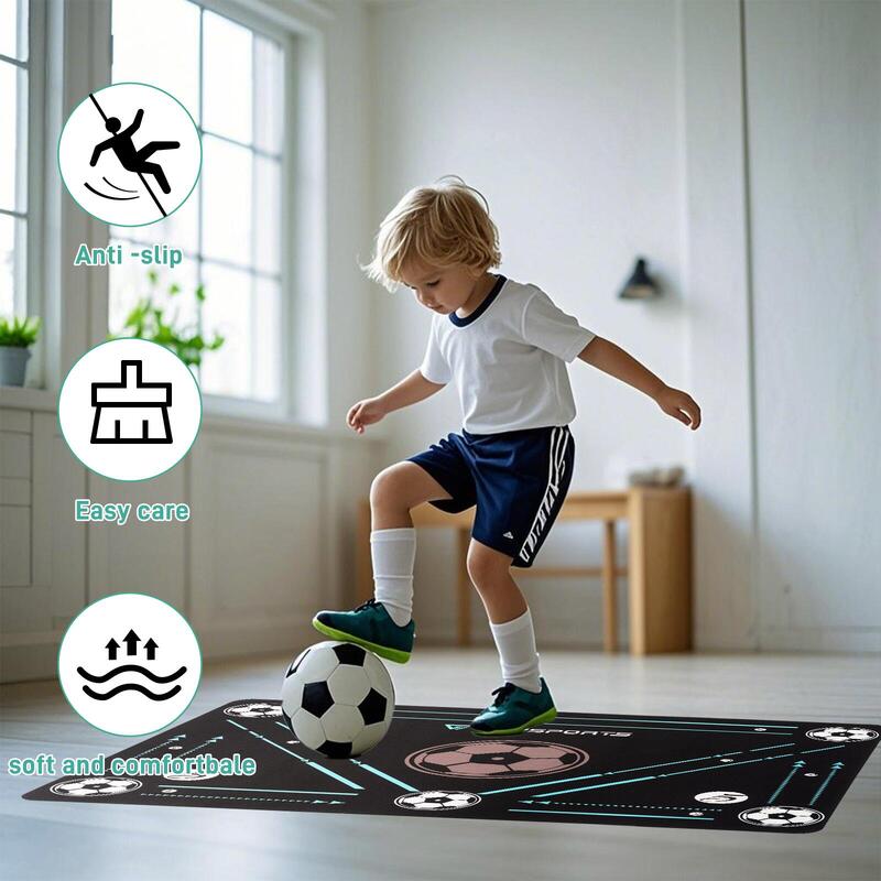 Covoraș de fotbal,Covoraș de antrenament de fotbal antiderapant, 60*90cm
