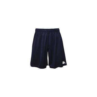 pantaloncini da uomo in poliestere blu da calcio