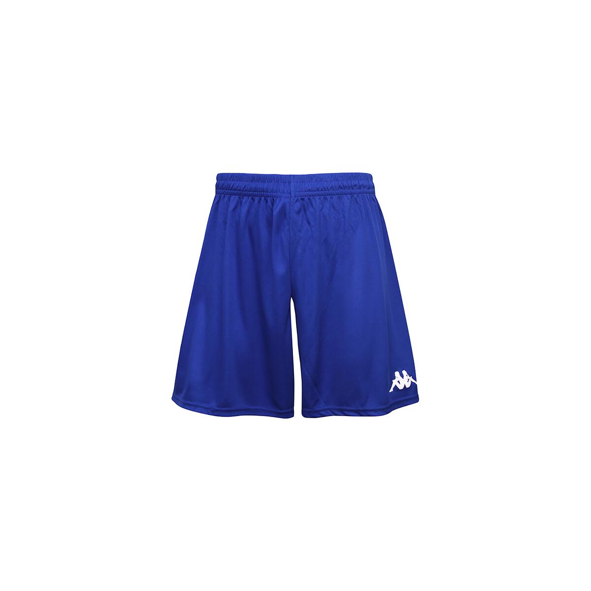 KAPPA pantaloncini da bambino in poliestere blu da calcio