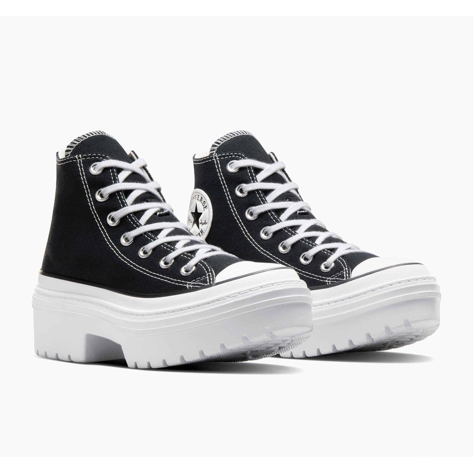 Turnschuhe Converse Con Buty Chuck Taylor As Lugged Heel, Schwarz, Unisex 5/7