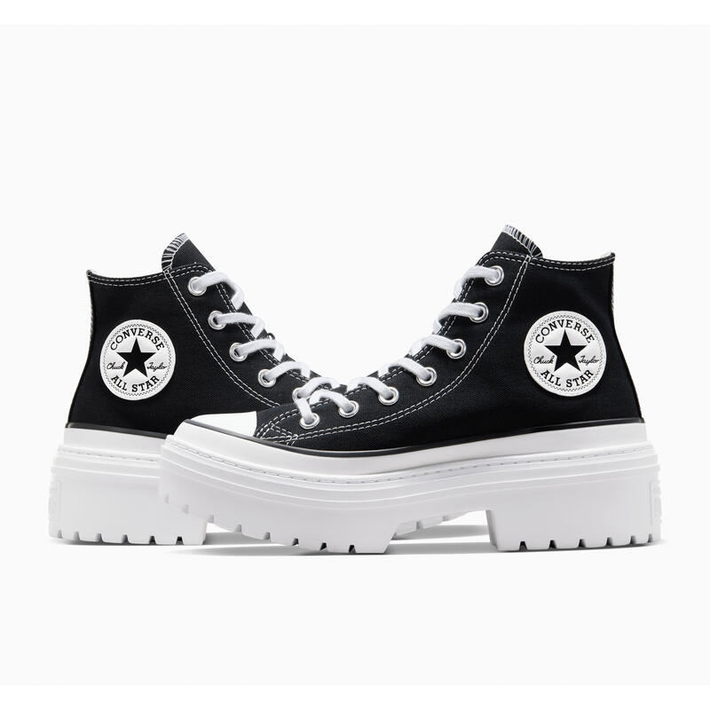 Tenisi unisex Converse Con Buty Chuck Taylor As Lugged Heel, Negru
