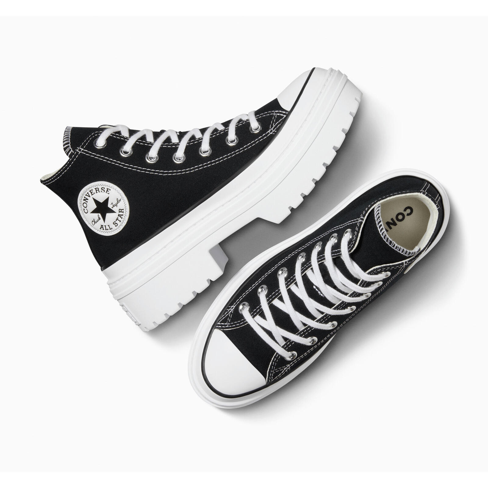 Turnschuhe Converse Con Buty Chuck Taylor As Lugged Heel, Schwarz, Unisex 2/7