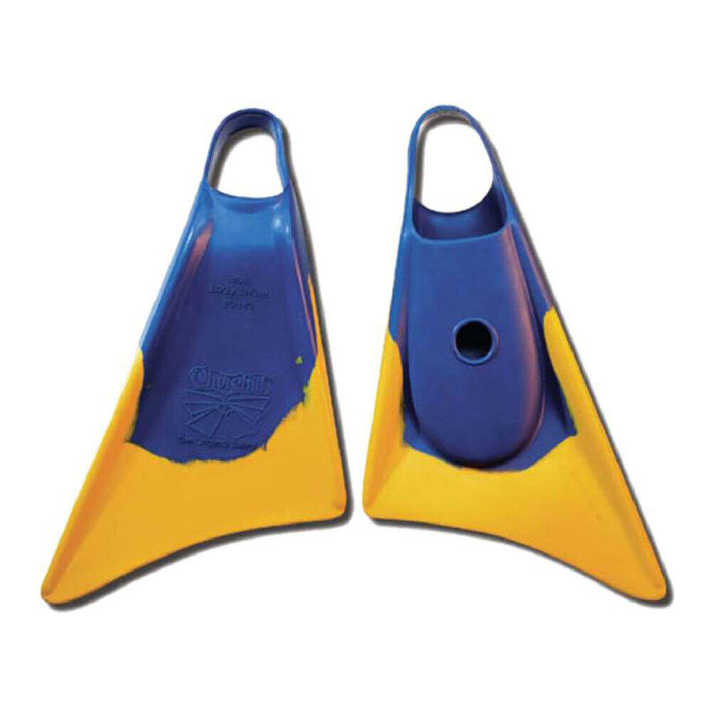 Makapuu Scuba Swimming Fin US 13-14.5 XL - Blue/Yellow