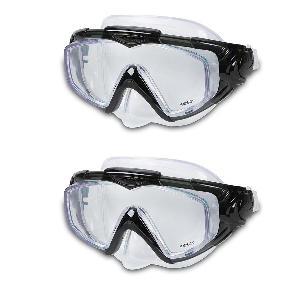 2PK Intex Aqua Flow Sport Silicone Aqua Mask - Assorted