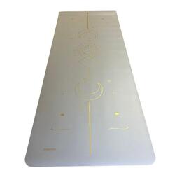 Tapis de yoga antidérapant Star Soleil Taupe Gold