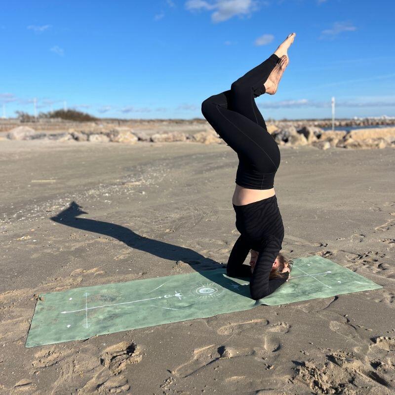 Tapis de yoga Voyage Totem Vert