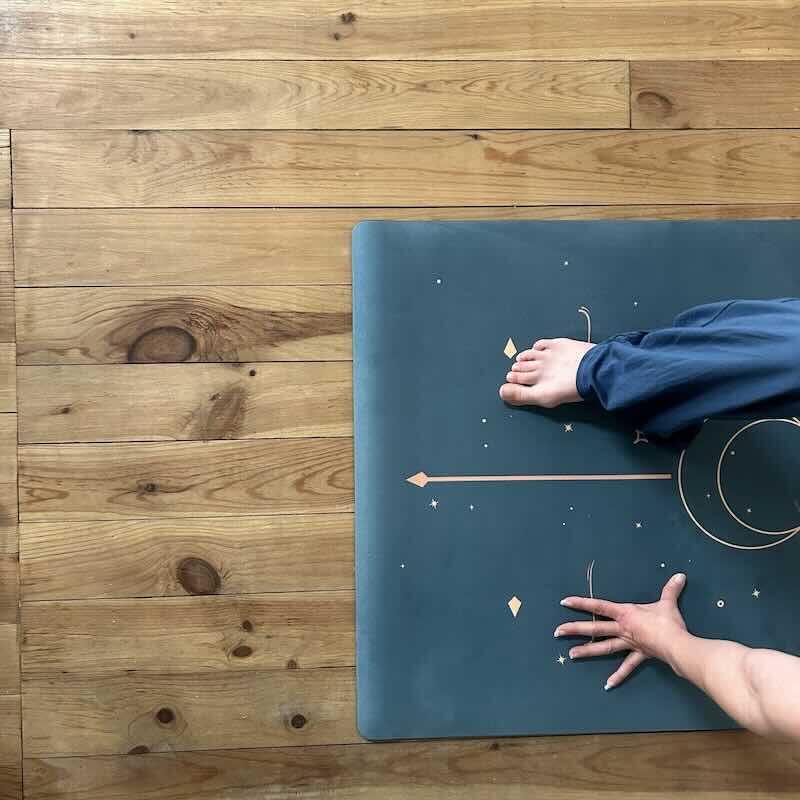 Tapis de Yoga et Fitness Performance Solaire Bleu Pétrole 5/5