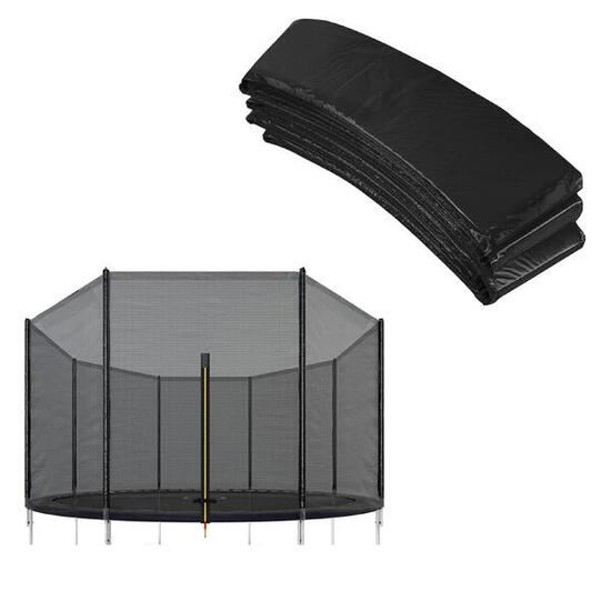 Siatka do trampoliny zewnętrzna z osłoną na sprężyny Springos 366 cm 12 FT
