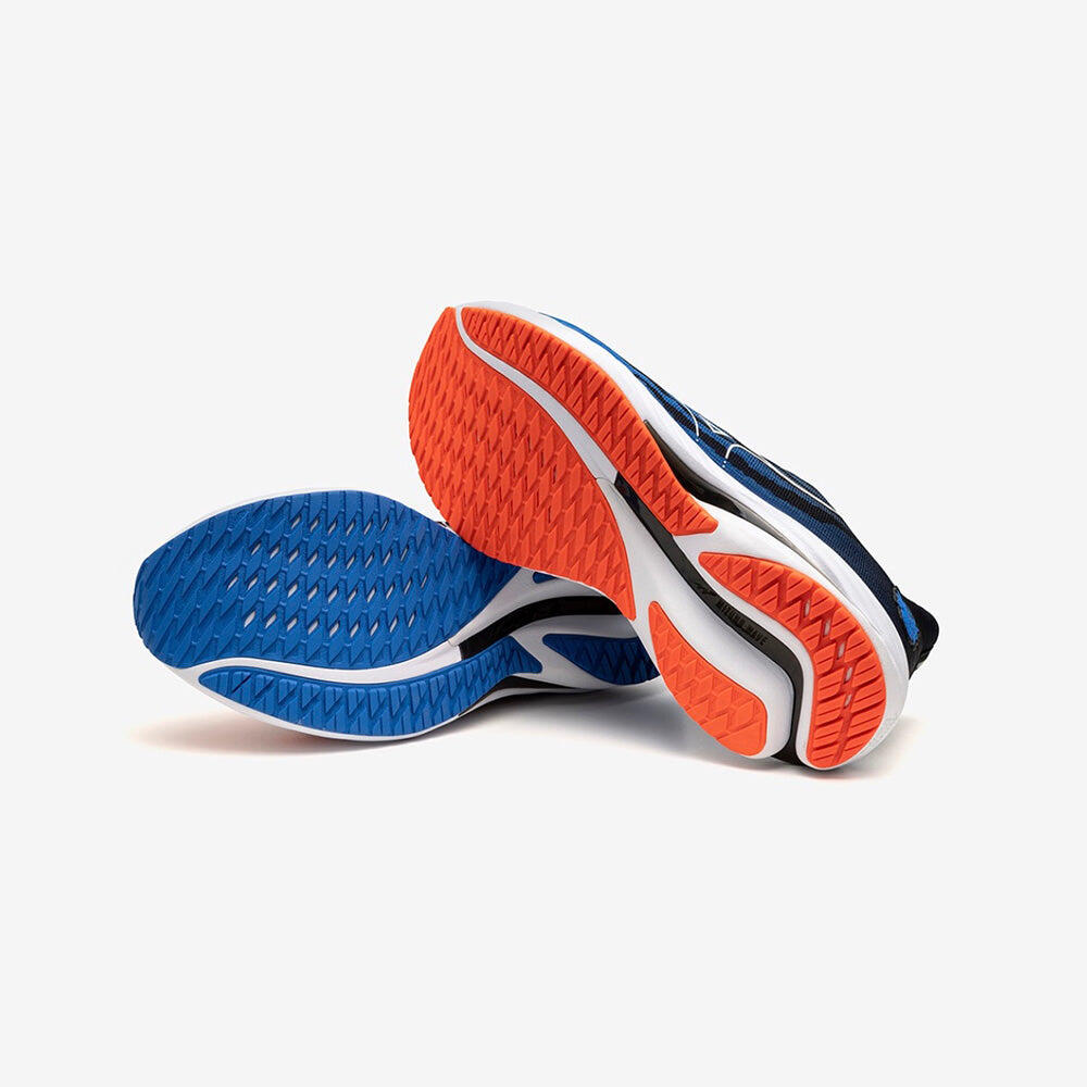 Wave Rider 28 Men's Road Running Shoes - Red x Blue
