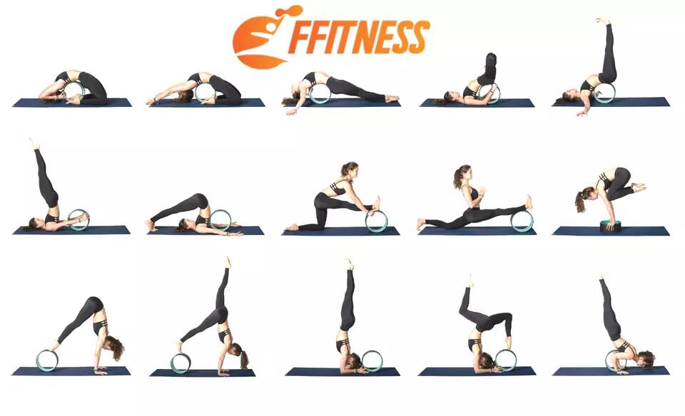 Roue de yoga violette FF 4/6