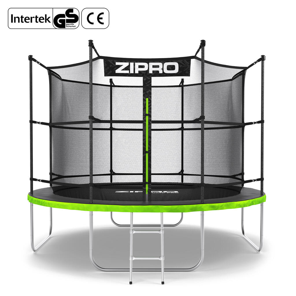 ZIPRO JumpPro IN 10′ 312 cm Garden Trampoline with Inner Safety Net