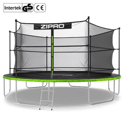 Trampoline rond Jump Pro 14FT 435 cm avec échelle, filet de protection intérieur