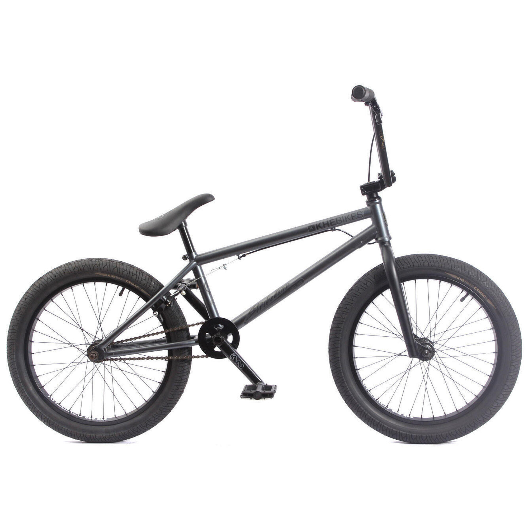 BICICLETA BMX STRIKEDOWN PRO ADULTO CINZENTO DE CÉU 9.7KG 20 POLEGADAS KHEBIKES