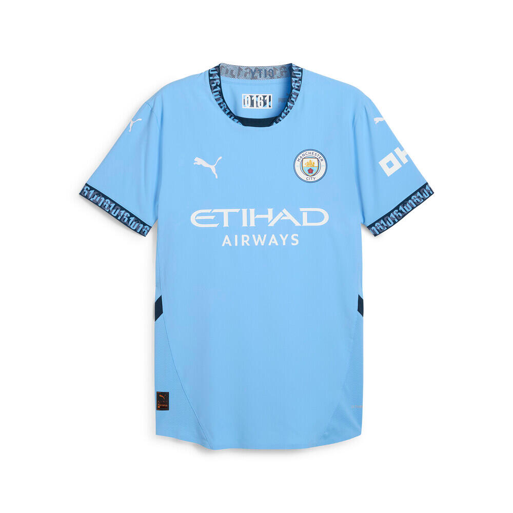 Manchester City FC 24/25 Men's Authentic Home Jersey - Blue