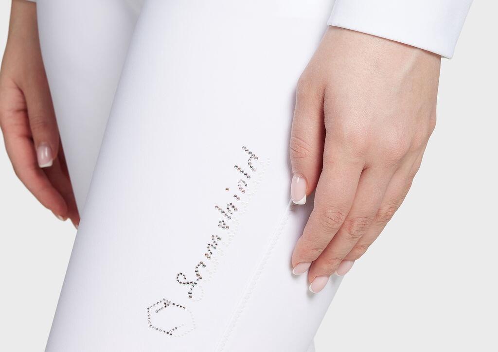 SAMSHIELD Samshield Rijbroek Dames Alpha Full Grip Wit -
