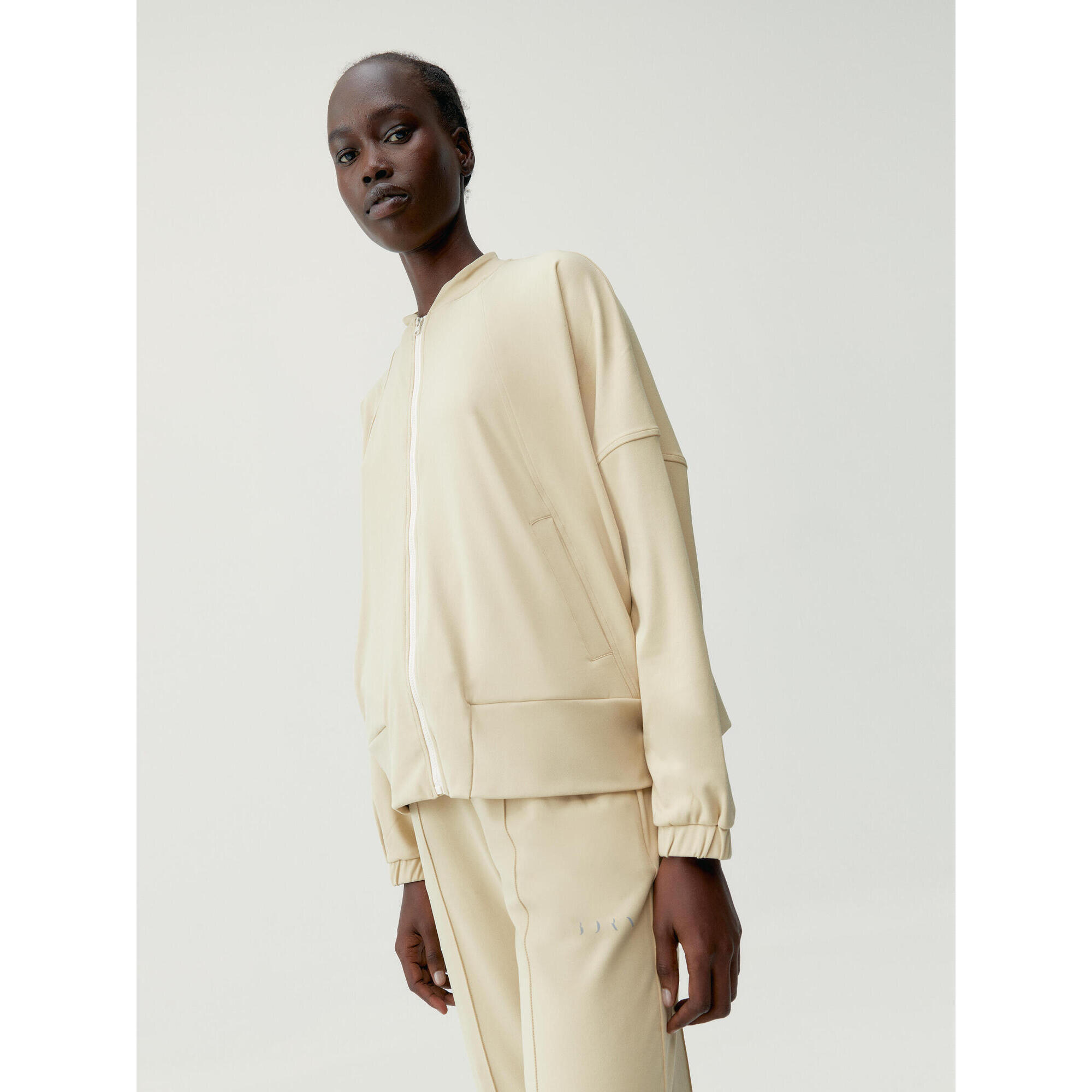 Born Living Yoga - Veste De Sport Femme Leila Born Living Yoga - Veste - Beige - 40 M - Decathlon