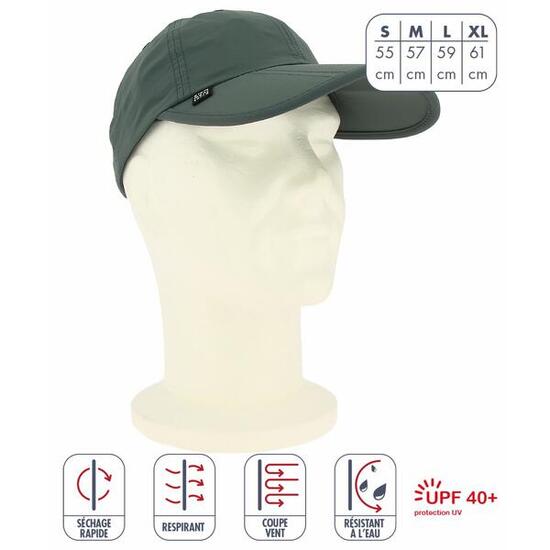 Cappellino con protezione UV con visiera Élémenterre Ibis