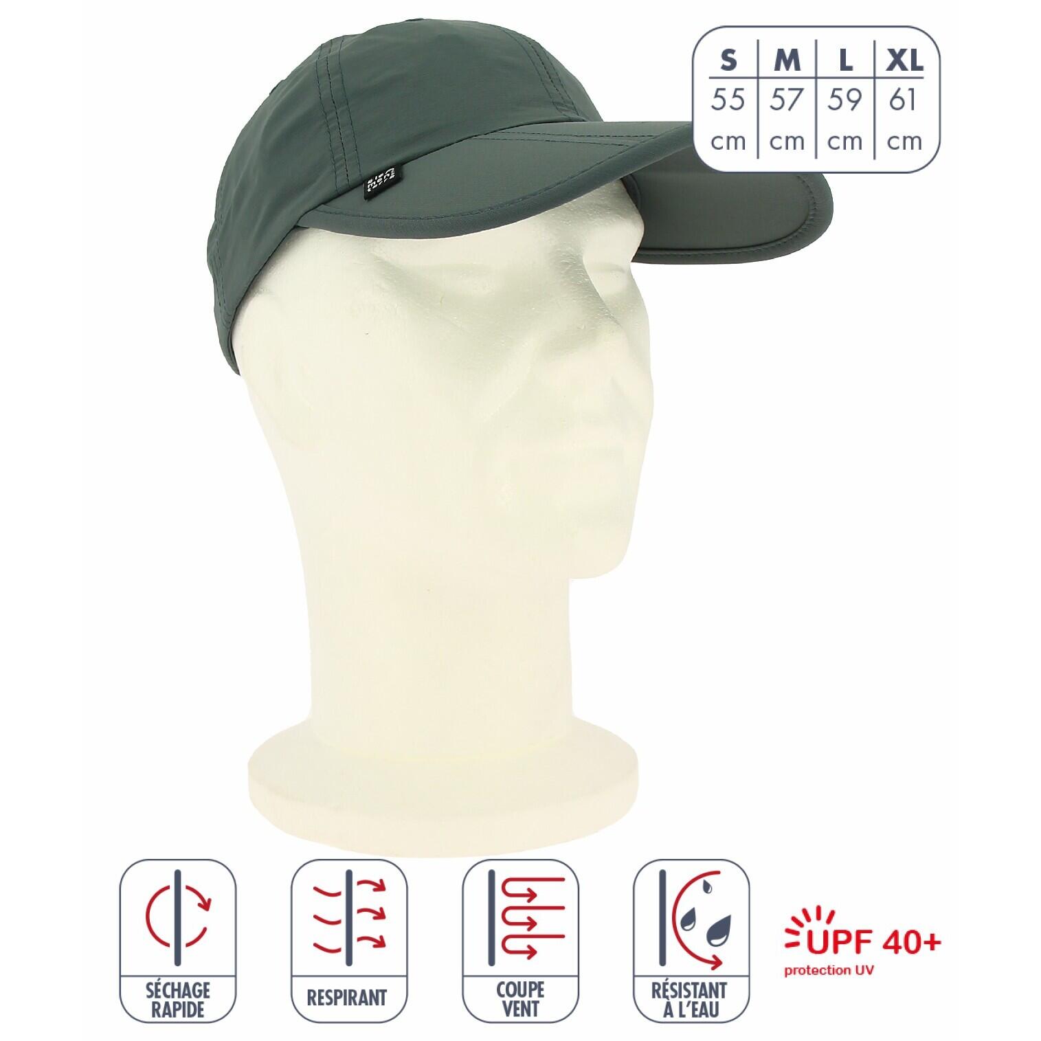 Elementerre - Casquette Anti-uv Élémenterre Ibis - Casquette - Gris|marron - 40 M - Decathlon