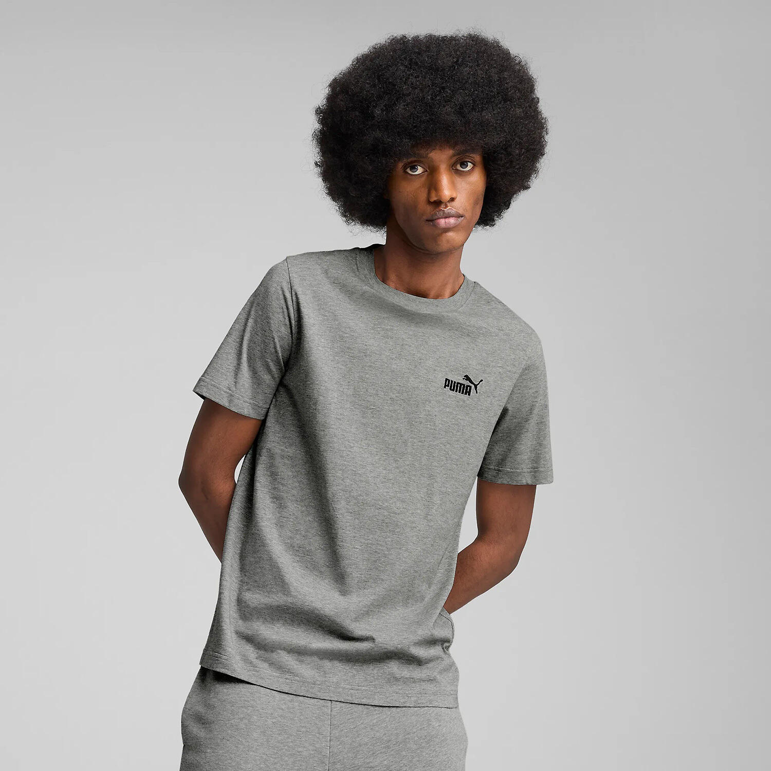 T-shirt Essentials con logo piccolo N. 1 da uomo PUMA 6/7