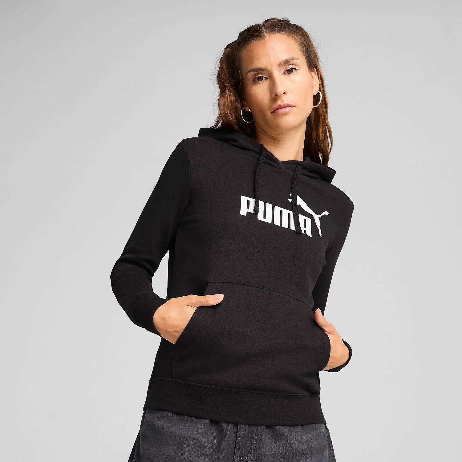 Camisola mulher capuz bolso Ess No. 1 Logo PUMA 6/7