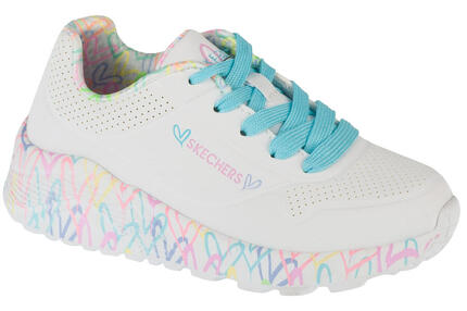 Zapatillas Skechers Uno Lite - Lovely Luv, Blanco, Niños