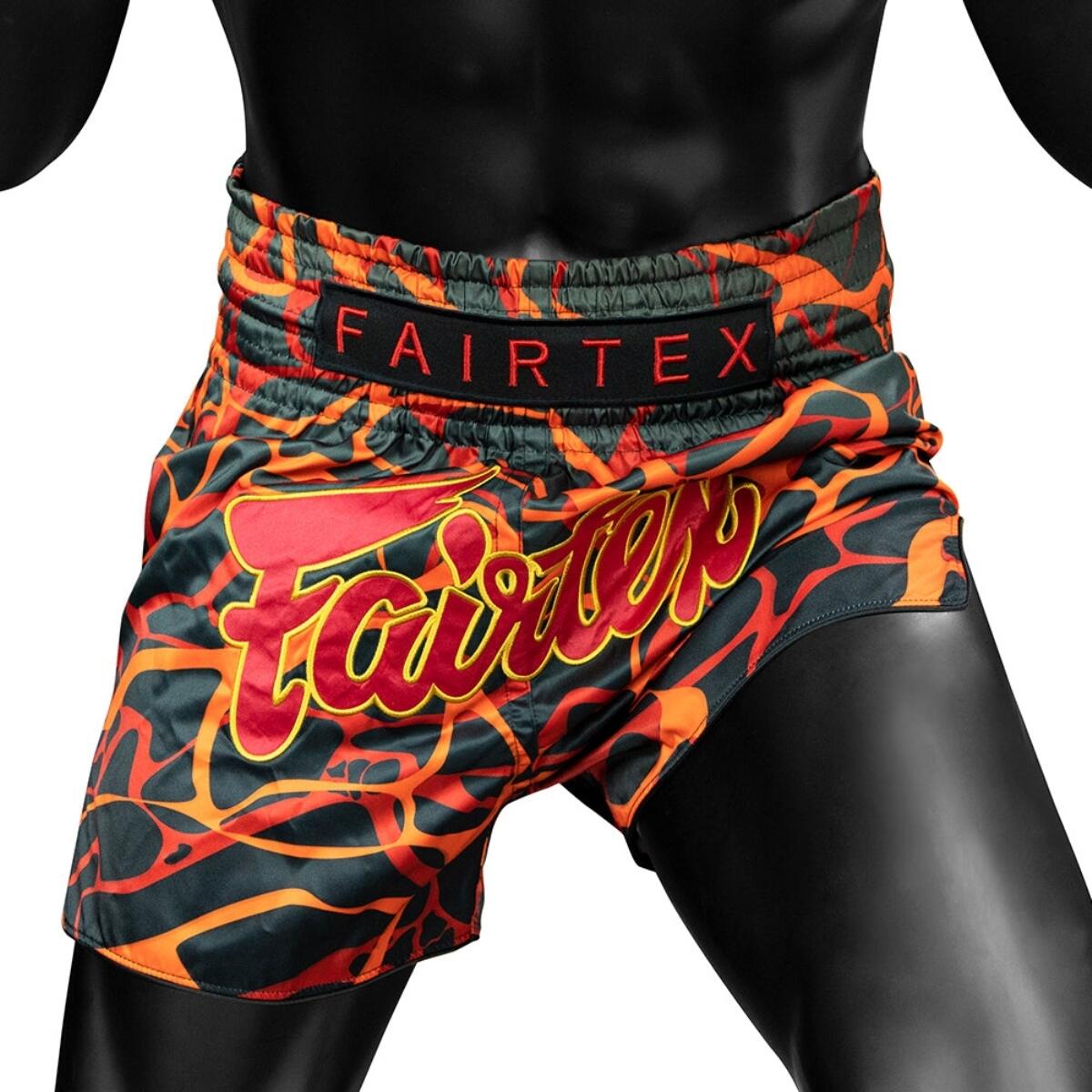 Calção Fairtex Magma Muay Thai BS1926 Vermelho/Preto Tamanho G 3/5