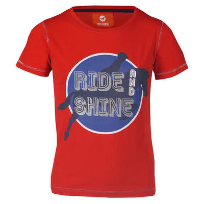 Kinder-t-shirt red horse luxor ss22