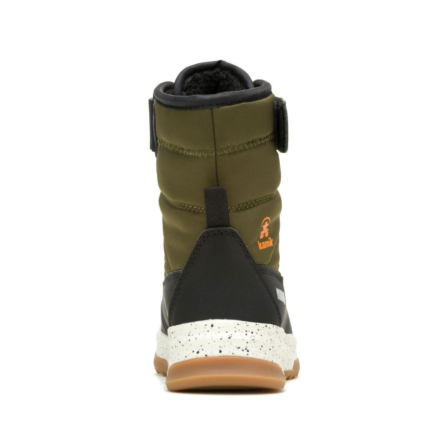 Enfants STORMY Bottes d'hiver Olive foncé 4/6