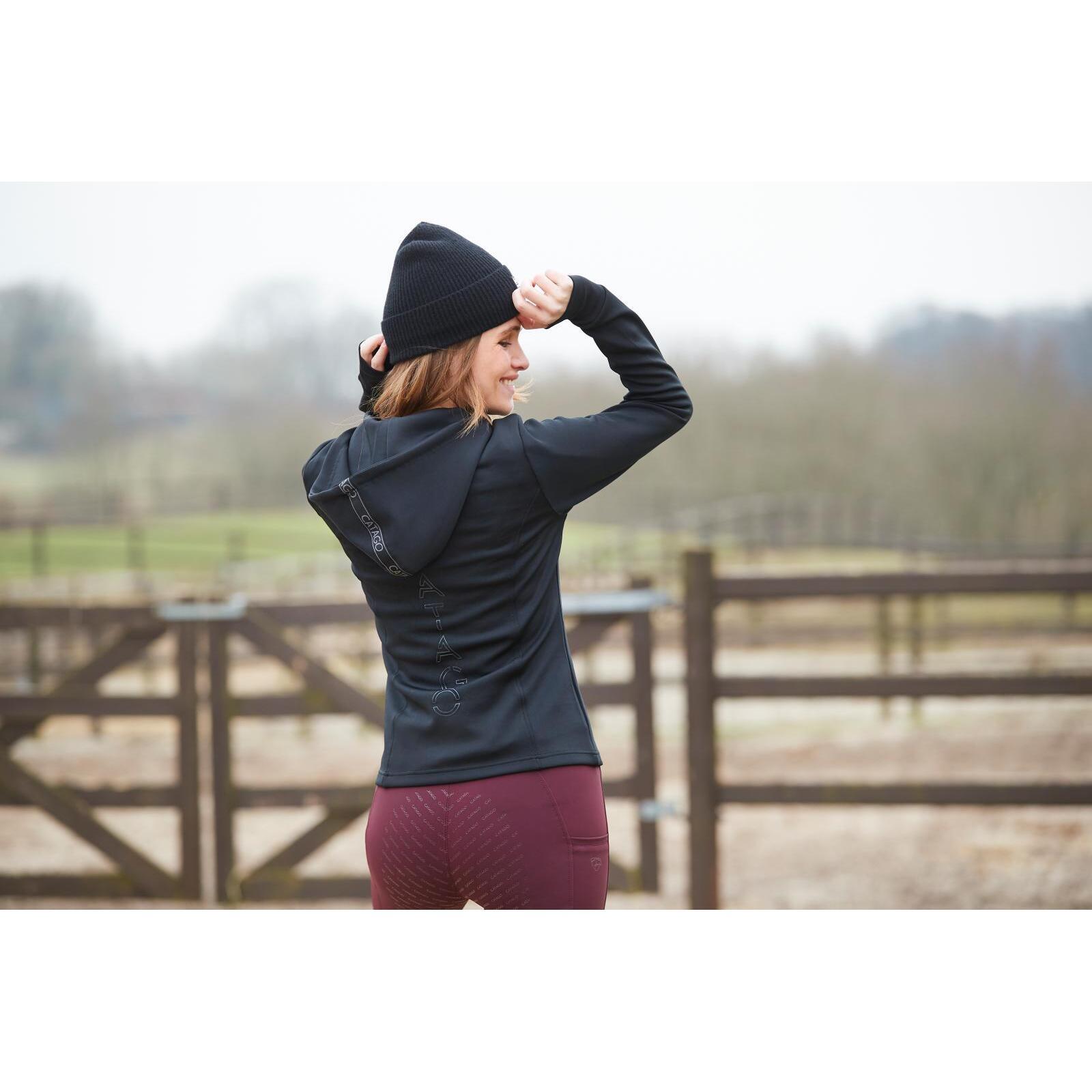 Sudadera con capucha y cremallera completa mujer Catago Ariana 4/6