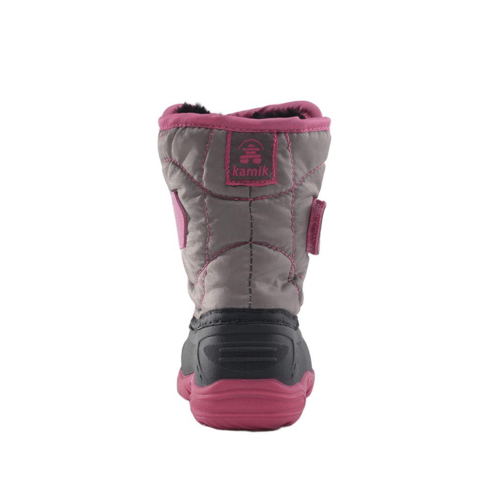 Enfants SNOWBUG 5 Bottes d'hiver Gris/Rose 3/5
