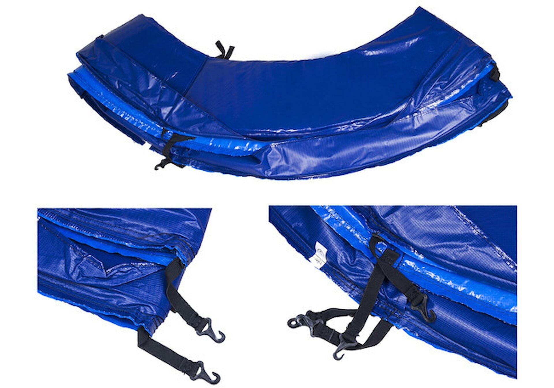 Siatka do trampoliny zewnętrzna z osłoną na sprężyny 460 cm 15 FT 10 słupków
