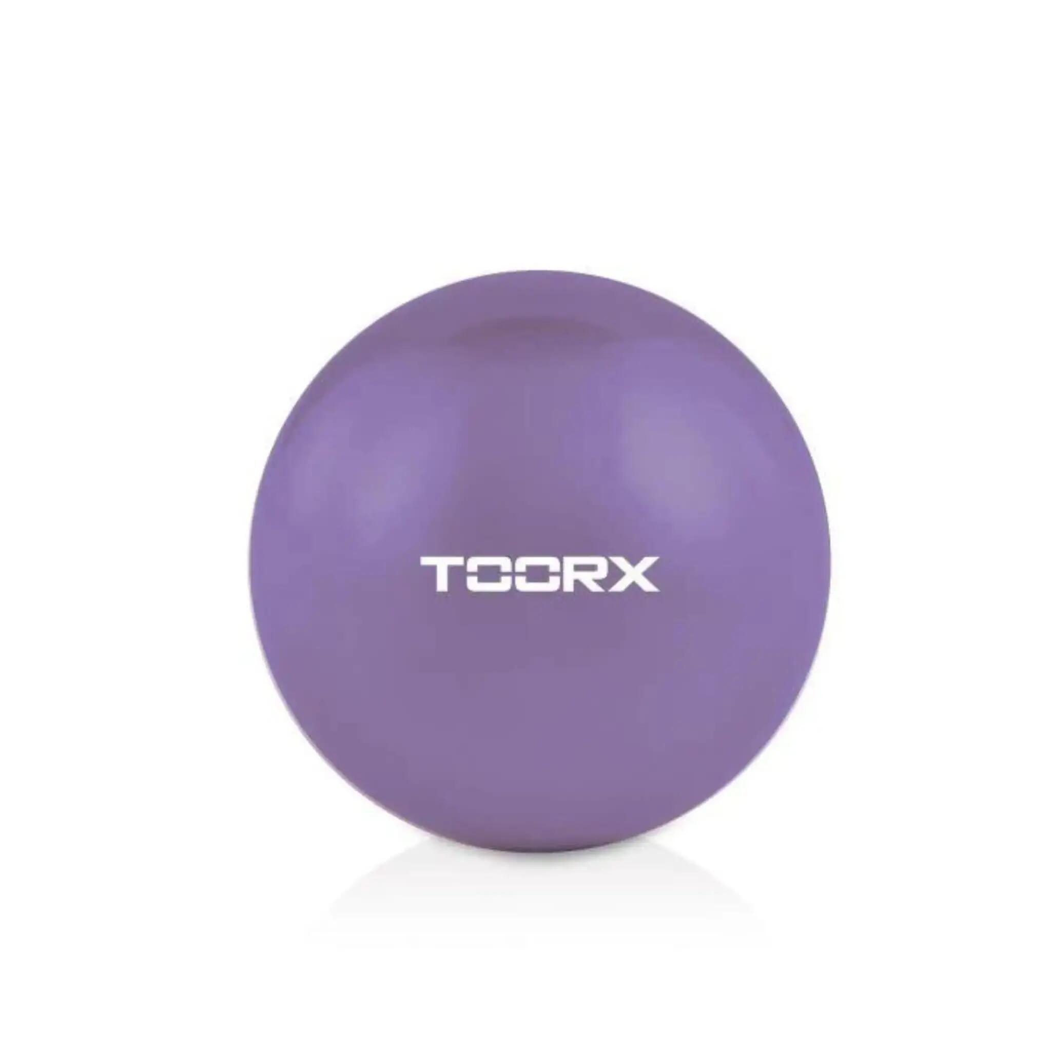 Toorx - Balle Pilates Tonifiante 12 Cm - Brique Yoga - Violet - No Size - Decathlon